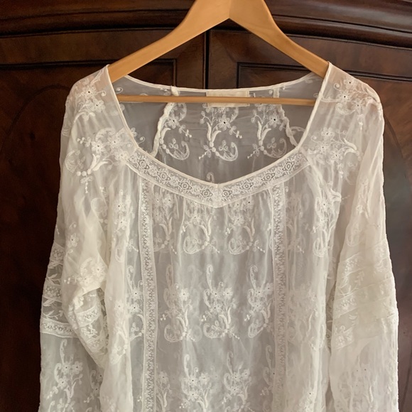 Love & Liberty Tops - Love and Liberty sheer blouse